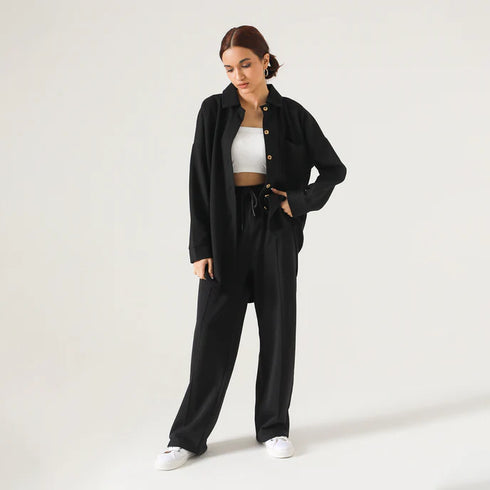 OVERSIZE WAFFLEKNIT SHIRT